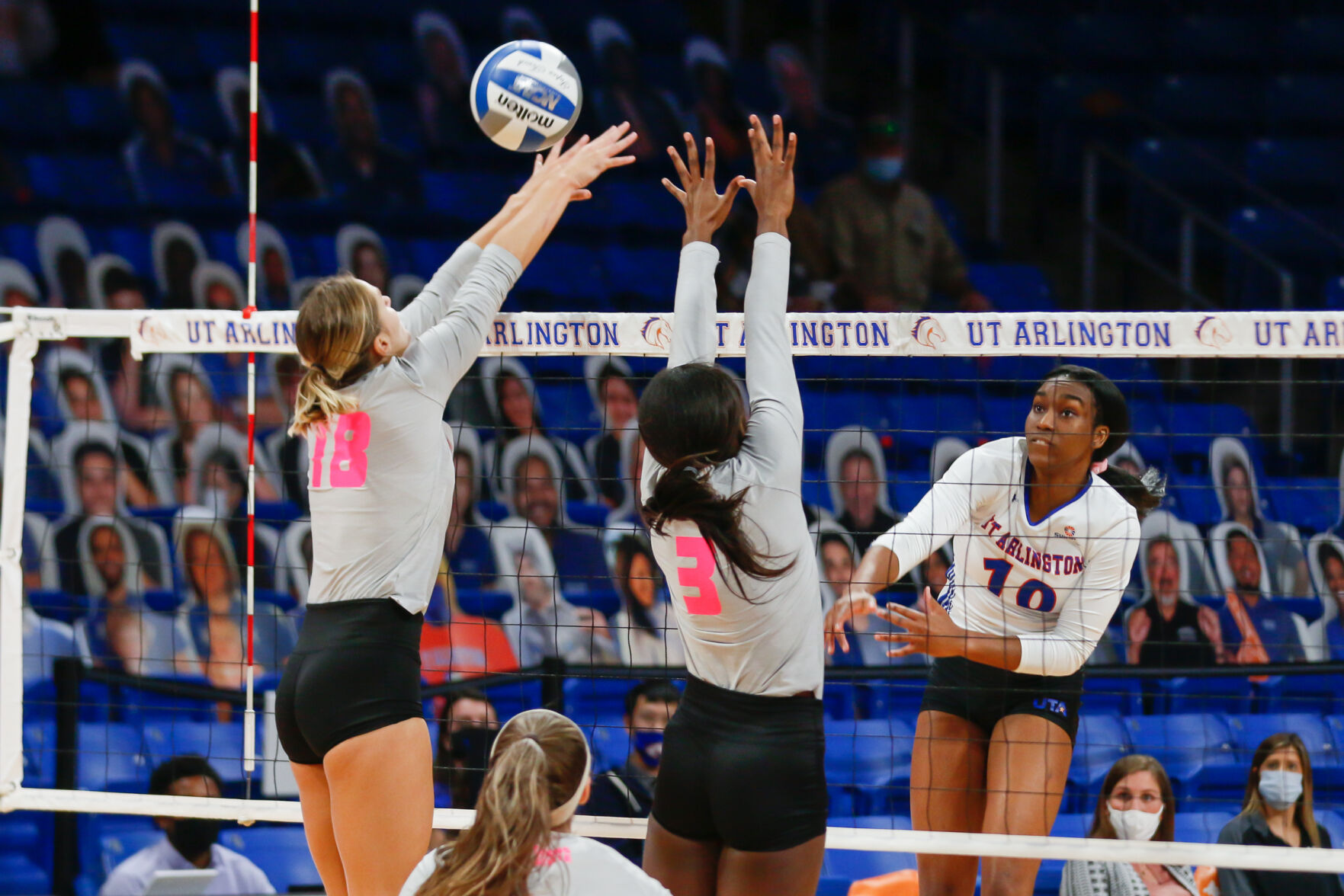 Photos: UTA volleyball falls to in-state rival Texas State University